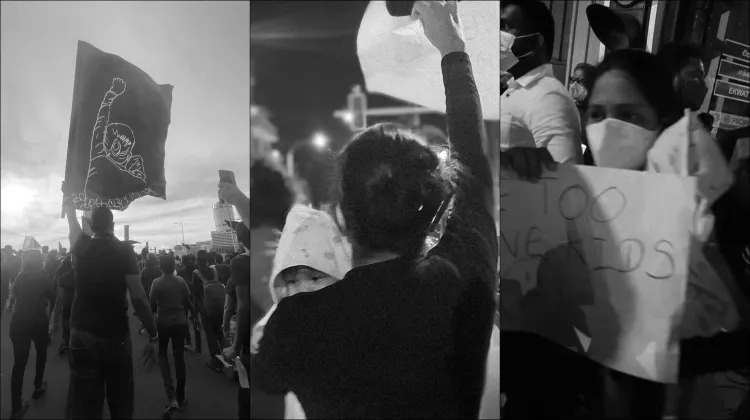 Aragalaye_Amma_mirihana_protest
