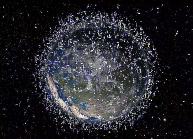 රාත්‍රී අහස ආක්‍රමණය කරන SpaceX Starlink චන්ද්‍රිකා